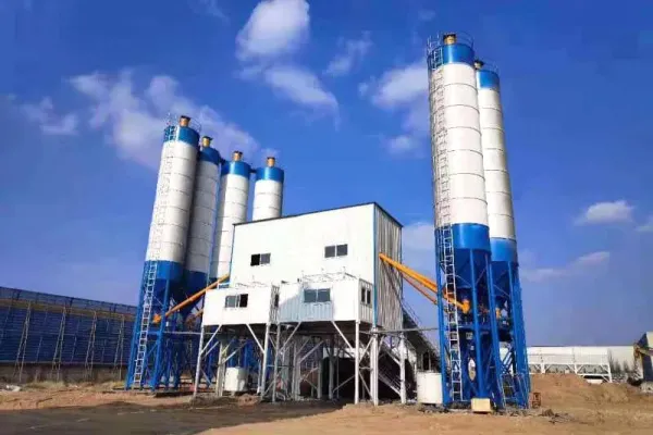 Environmentally friendly concrete batching plants